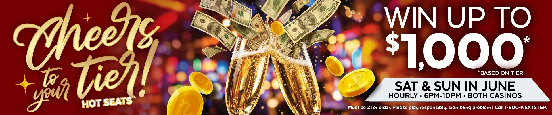 Cheers to your Tier - Win up to $1,000