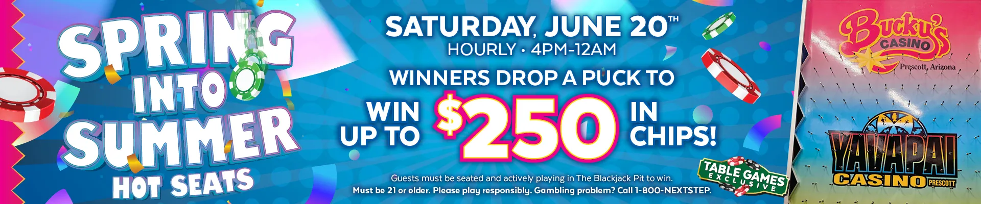 Spring into Summer Hot Seats - Saturday, June 20th