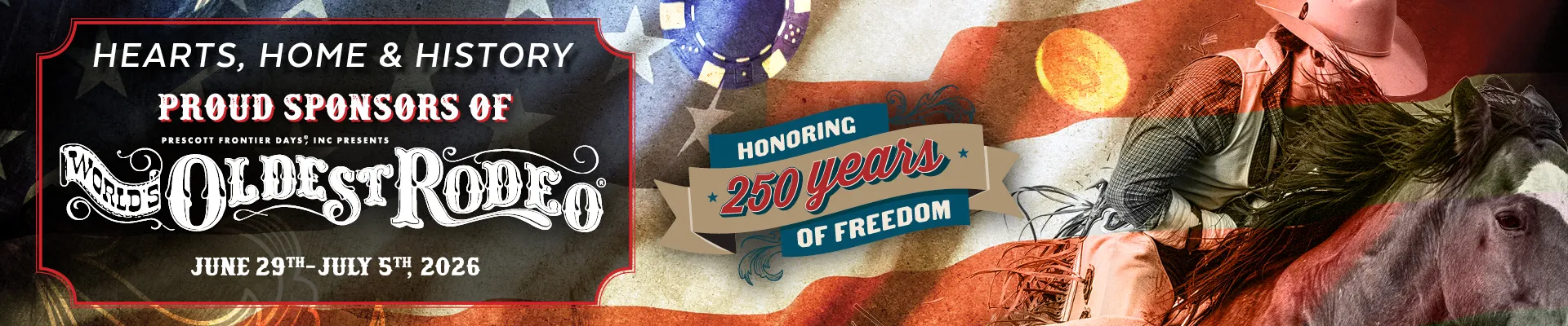 World's Oldest Rodeo - Proud Sponsor