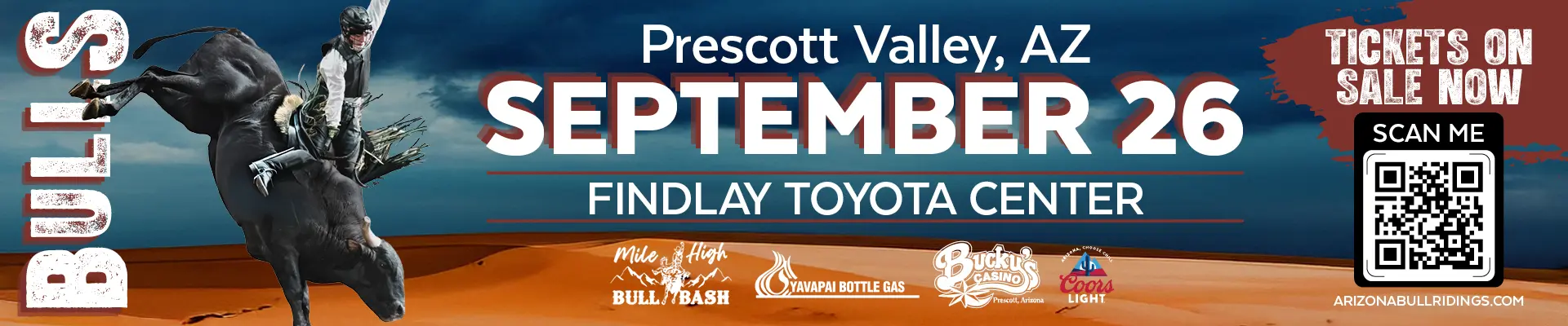 Bucky's Casino Mile High Bull Bash September 26